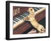 Dachsund Playing Piano-Barbara Keith-Framed Giclee Print