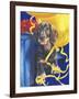 Dachsund with Yellow Ribbons and Balloons-Barbara Keith-Framed Giclee Print