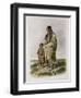 Dacota Woman and Assiniboin Girl-Karl Bodmer-Framed Giclee Print