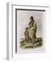 Dacota Woman and Assiniboin Girl-Karl Bodmer-Framed Giclee Print