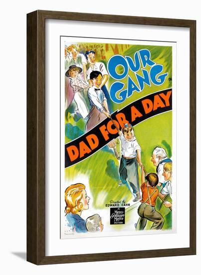 Dad for a Day, 1939-null-Framed Art Print