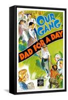 Dad for a Day, 1939-null-Framed Stretched Canvas