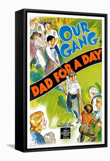 Dad for a Day, 1939-null-Framed Stretched Canvas