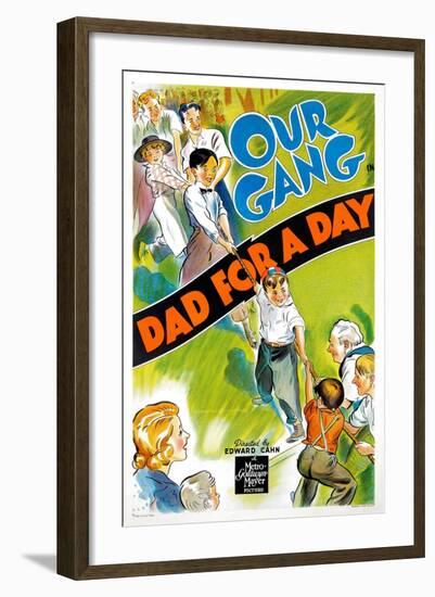 Dad for a Day, 1939-null-Framed Art Print