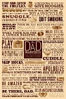 Dad Manifesto- 52 Things Not To Forget-Jay Payleitner-Lamina Framed Poster