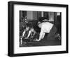 Dad Plays with the Kids on Christmas Morning, Ca. 1950-null-Framed Photographic Print