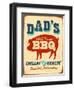 Dad's BBQ-Real Callahan-Framed Art Print