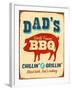 Dad's BBQ-Real Callahan-Framed Art Print