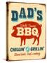 Dad's BBQ-Real Callahan-Stretched Canvas