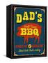 Dad's BBQ-Real Callahan-Framed Stretched Canvas