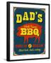 Dad's BBQ-Real Callahan-Framed Art Print