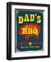 Dad's BBQ-Real Callahan-Framed Art Print