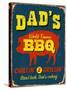 Dad's BBQ-Real Callahan-Stretched Canvas