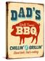 Dad's BBQ-Real Callahan-Stretched Canvas