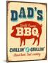 Dad's BBQ-Real Callahan-Mounted Art Print