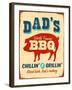 Dad's BBQ-Real Callahan-Framed Art Print