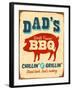 Dad's BBQ-Real Callahan-Framed Art Print