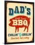 Dad's BBQ-Real Callahan-Framed Art Print