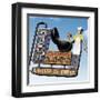 Dad's Southern Style Bar-B-Q-Anthony Ross-Framed Art Print