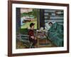 "Dad, the Fish are Biting," August 25, 1962-Amos Sewell-Framed Giclee Print