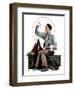 "Dad, Where's the Cash?,"November 14, 1925-Alan Foster-Framed Giclee Print