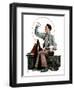 "Dad, Where's the Cash?,"November 14, 1925-Alan Foster-Framed Giclee Print