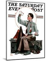 "Dad, Where's the Cash?," Saturday Evening Post Cover, November 14, 1925-Alan Foster-Mounted Giclee Print