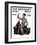 "Dad, Where's the Cash?," Saturday Evening Post Cover, November 14, 1925-Alan Foster-Framed Giclee Print