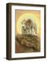 Daddy Lion-Alixandra Mullins-Framed Art Print