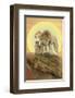 Daddy Lion-Alixandra Mullins-Framed Art Print