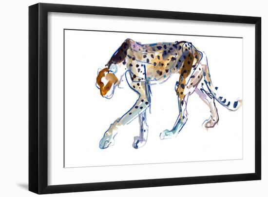 Daddy Long Legs, 2022, (mixed media on paper)-Mark Adlington-Framed Giclee Print