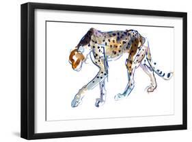 Daddy Long Legs, 2022, (mixed media on paper)-Mark Adlington-Framed Giclee Print