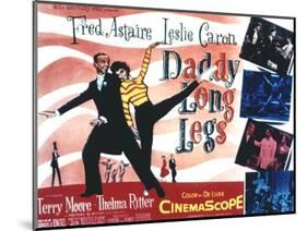 Daddy Long Legs, Fred Astaire, Leslie Caron, 1955-null-Mounted Art Print