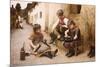 Daddy's Boots, 1892-John White-Mounted Giclee Print