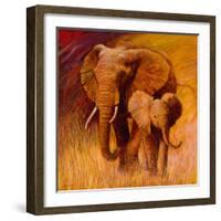 Daddy's Girl-Nikolai Volutin-Framed Giclee Print