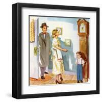 Daddy's Home-Imogene M. McPherson -Framed Art Print