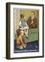 Daddy, What Did YOU Do in the Great War ?' a Patriotic Poster Depicting a Father and Is Family-Savile Lumley-Framed Premium Giclee Print