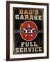 Dads Garage Vert-Retroplanet-Framed Giclee Print