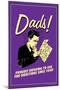 Dads Refusing To Ask For Directions Since 1648 Funny Retro Poster-Retrospoofs-Mounted Poster