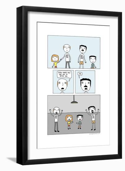 Dads-Reza Farazmand-Framed Art Print