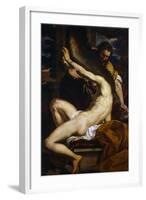 Daedalus and Icarus, 1645-Charles Le Brun-Framed Giclee Print