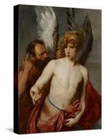 Daedalus and Icarus, Between 1615 and 1620-Sir Anthony Van Dyck-Stretched Canvas