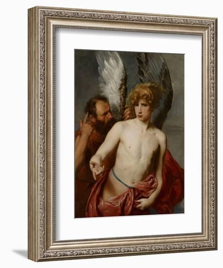 Daedalus and Icarus, Between 1615 and 1620-Sir Anthony Van Dyck-Framed Giclee Print