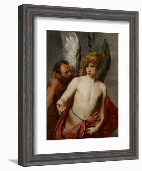 Daedalus and Icarus, Between 1615 and 1620-Sir Anthony Van Dyck-Framed Giclee Print