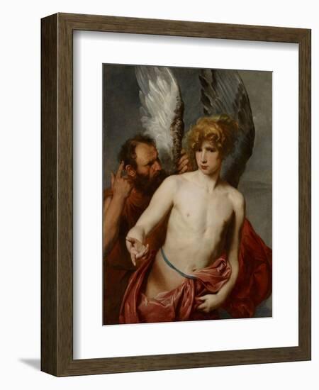 Daedalus and Icarus, Between 1615 and 1620-Sir Anthony Van Dyck-Framed Giclee Print