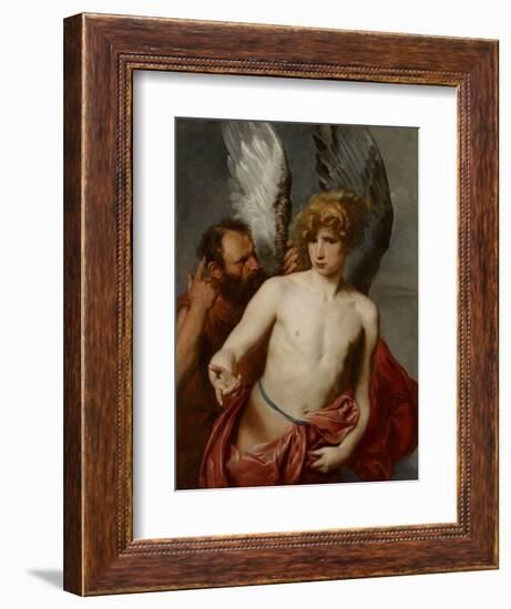 Daedalus and Icarus, Between 1615 and 1620-Sir Anthony Van Dyck-Framed Giclee Print