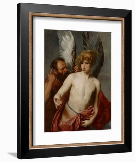 Daedalus and Icarus, Between 1615 and 1620-Sir Anthony Van Dyck-Framed Giclee Print