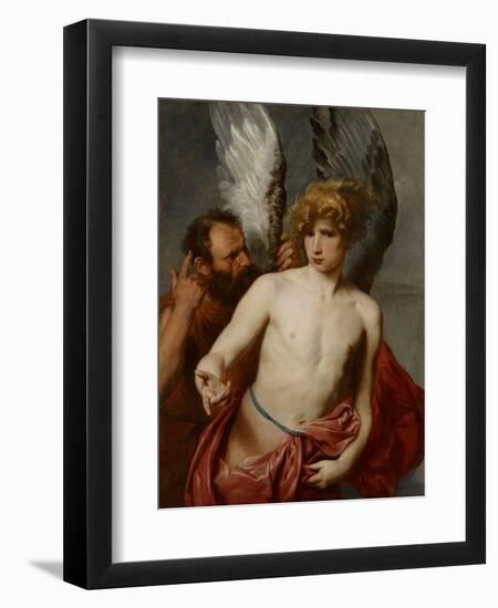 Daedalus and Icarus, Between 1615 and 1620-Sir Anthony Van Dyck-Framed Giclee Print