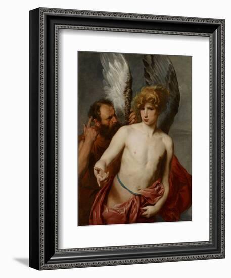 Daedalus and Icarus, Between 1615 and 1620-Sir Anthony Van Dyck-Framed Giclee Print