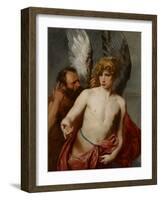 Daedalus and Icarus, Between 1615 and 1620-Sir Anthony Van Dyck-Framed Giclee Print